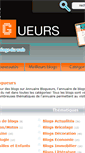 Mobile Screenshot of annuaire-blogueurs.com